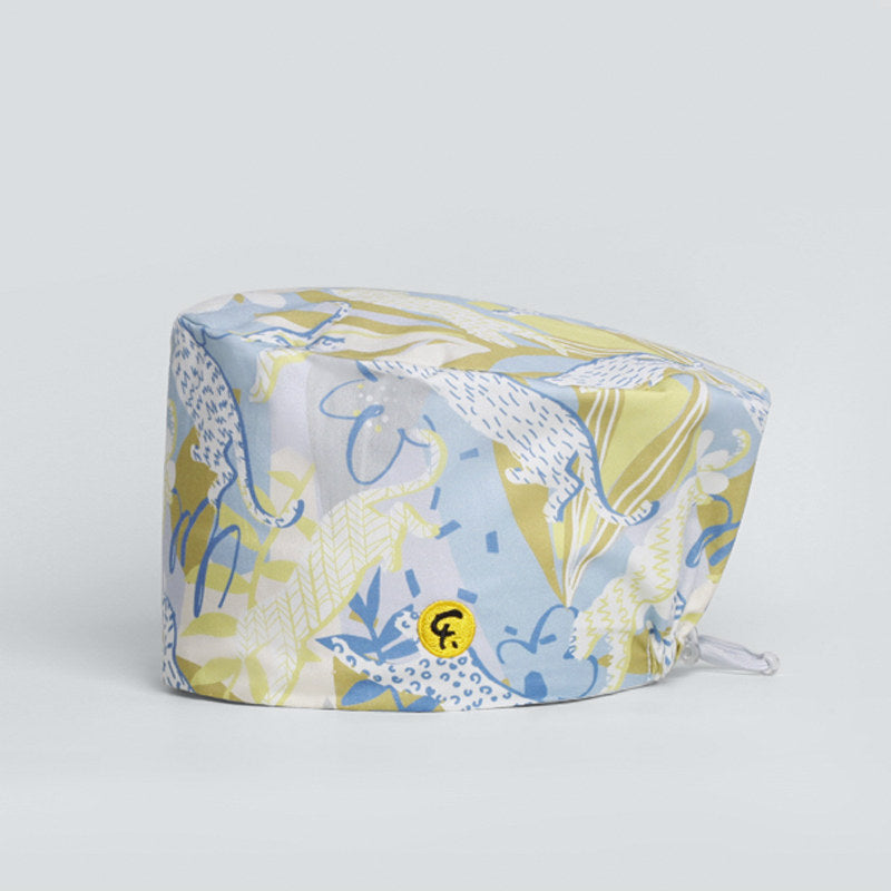 Wrap Turban Doctor Wrap Cap Nurse Work Cap Beanie Jungle Walk Men & Women Spring Summer