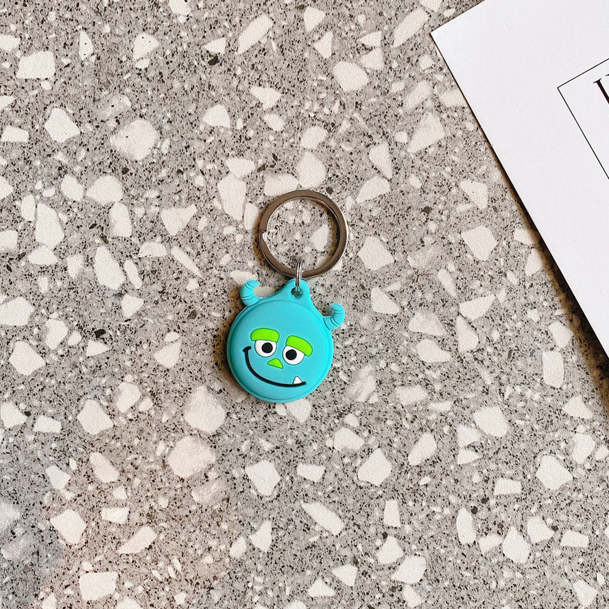 Suitable for AirTag case, Apple airtags case, keychain, anti-lost, hanging ring, cartoon case