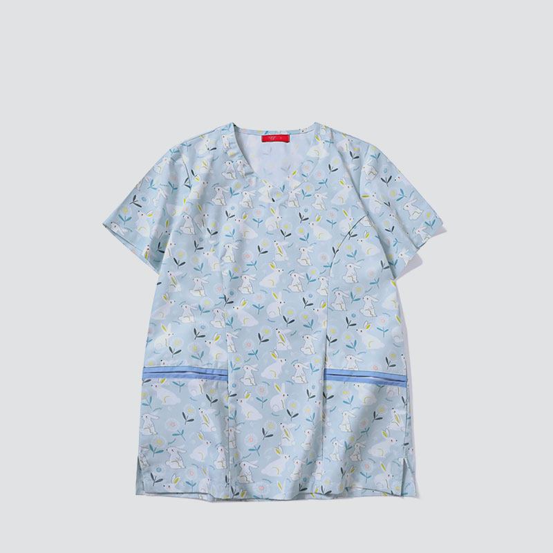 Printed Medical Scrub Set –  Workwear for Doctors, Nurses & Pet Care Professionals