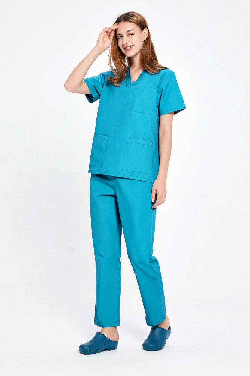 Surgical gowns, hand washing gowns, solid color overalls, doctor nurse uniforms, clean rooms, laboratories, long sleeve overalls