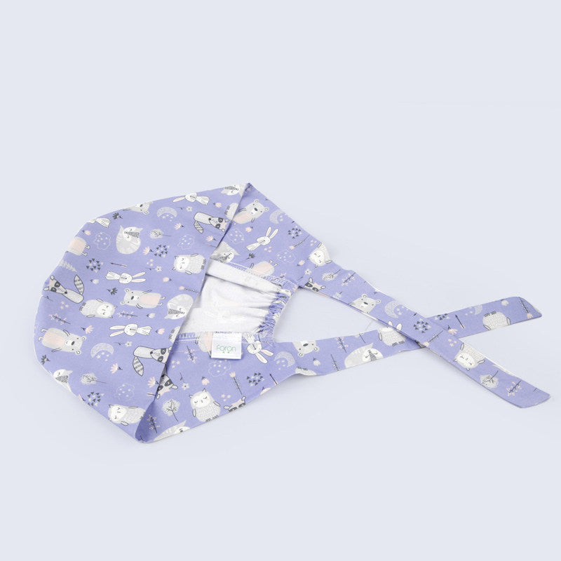 Printed Cap Pet Home Oral Dental Work Cap Pharmacy Beauty Salon Hulu Cap Men's and Women's Summer