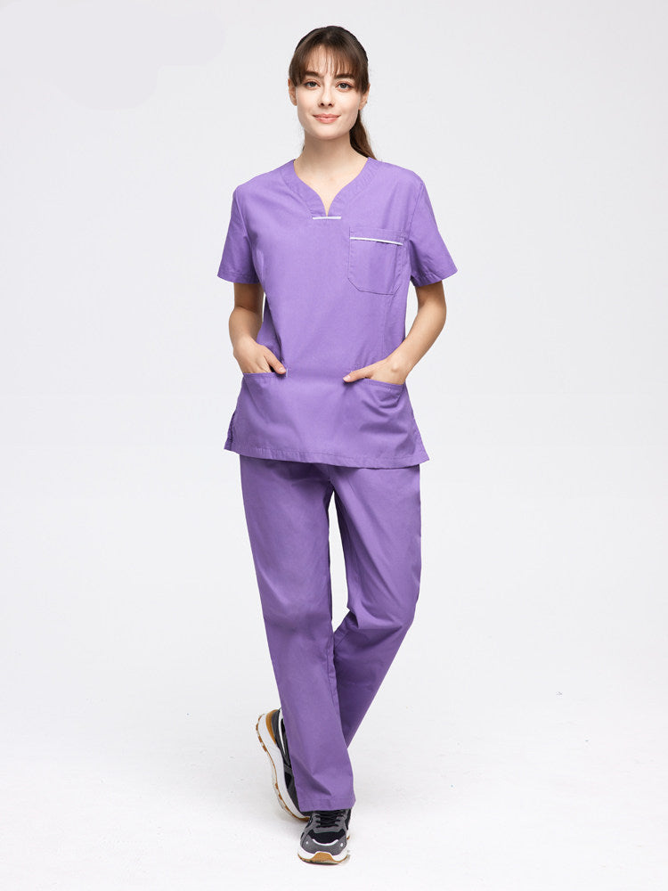 Surgical gown, hand gown, child care, dentist's uniform, nurse gown, short-sleeved operating room isolation gown