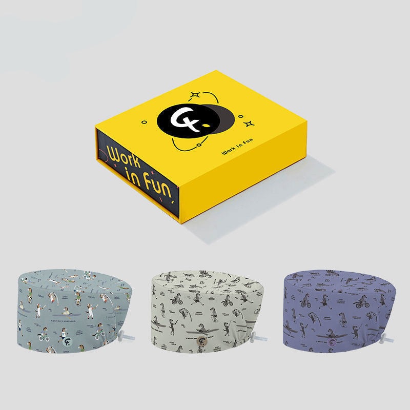 Original Cotton Scrub Cap – Breathable, Soft & Adjustable Surgical Work Hat