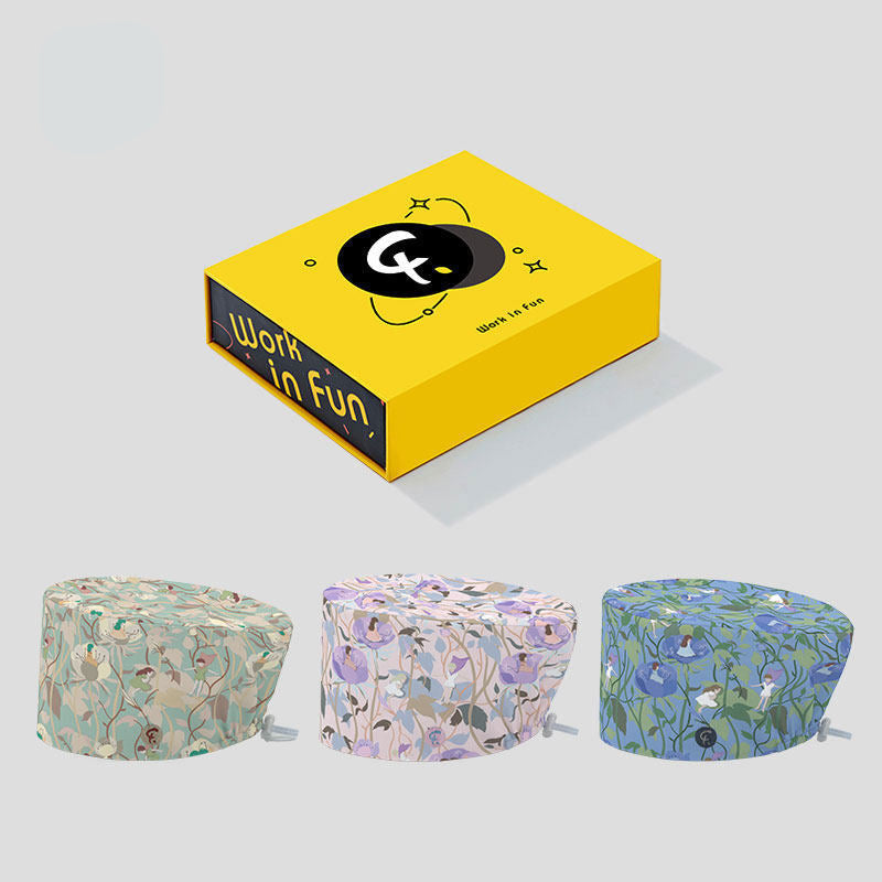 Original Cotton Scrub Cap – Breathable, Soft & Adjustable Surgical Work Hat