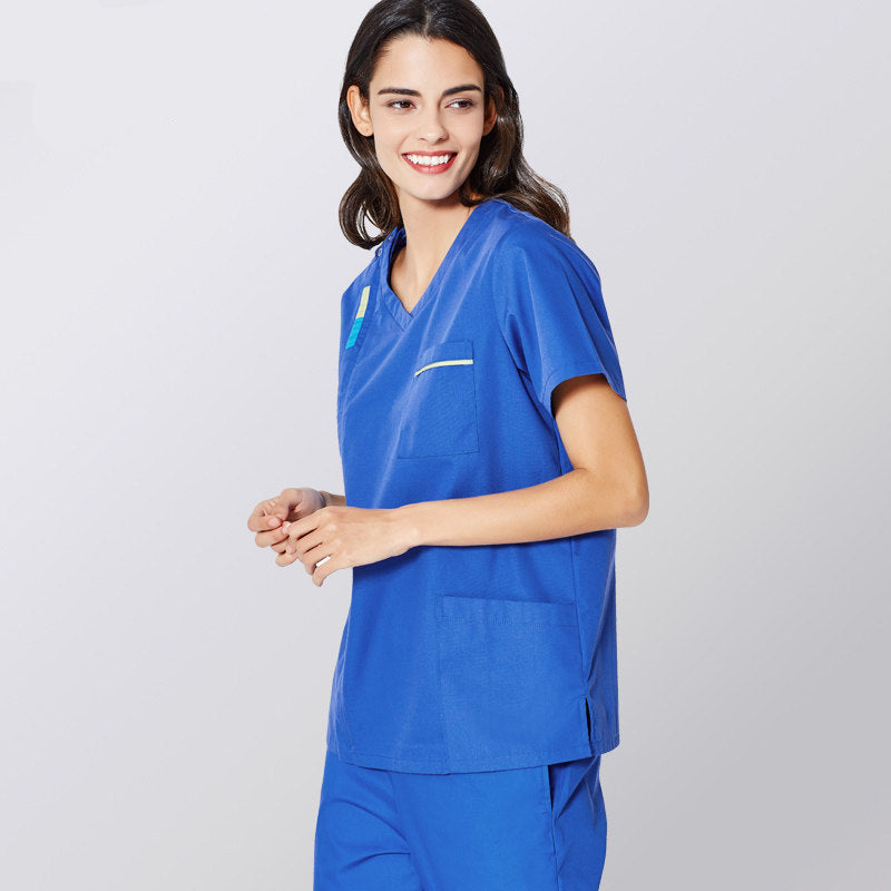 Solid color hand washing clothes, brush hand clothes, operating room isolation clothes, male and female nurse clothes, new comfortable surgical clothes