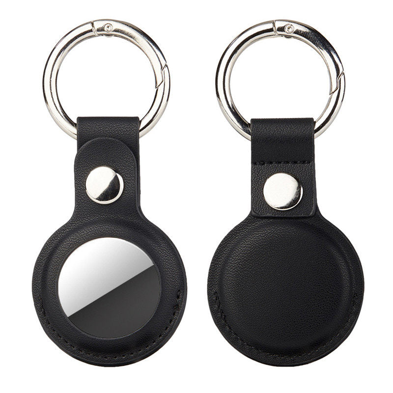 Suitable for AirTag case, Apple airtags chain, leather air protector, tag positioning case, key fob ring