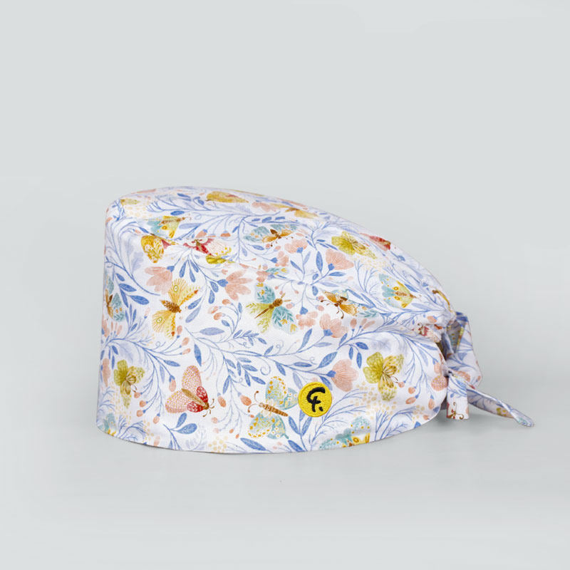 Fashion printed hat doctor nurse work hat cotton surgical cap sweat towel spring series