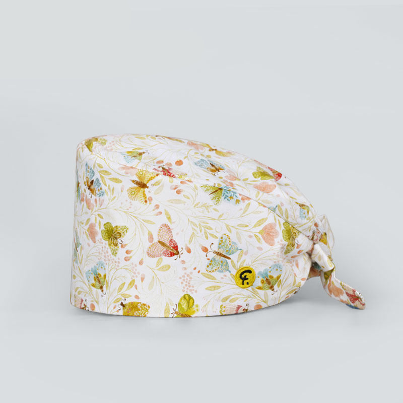 Fashion printed hat doctor nurse work hat cotton surgical cap sweat towel spring series