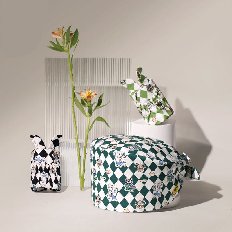 Cotton Surgical Scrub Cap – Breathable, Lightweight & Adjustable Work Hat