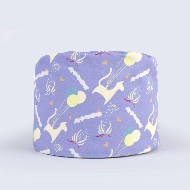 Faran Surgical Cap Doctor Nurse Work Hat Pet Hospital Gourd Hat Wrap Turban Fairy Tale
