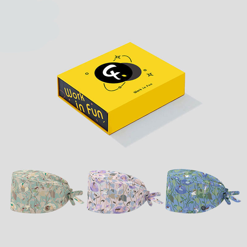 Original Cotton Scrub Cap – Breathable, Soft & Adjustable Surgical Work Hat