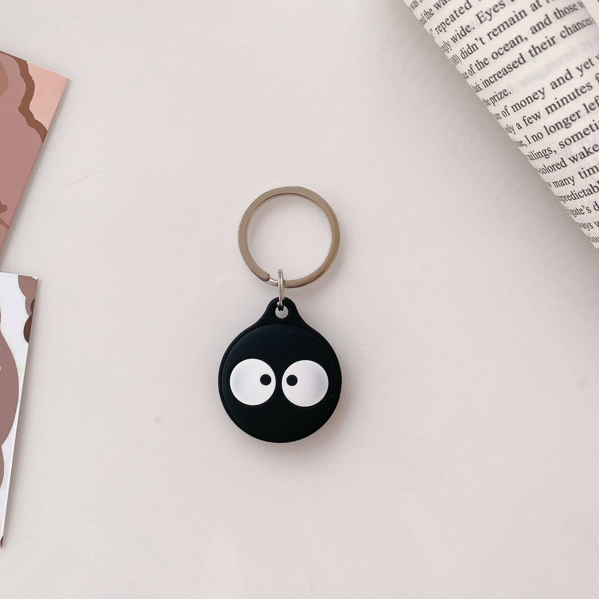 Suitable for AirTag case, Apple airtags case, keychain, anti-lost, hanging ring, cartoon case