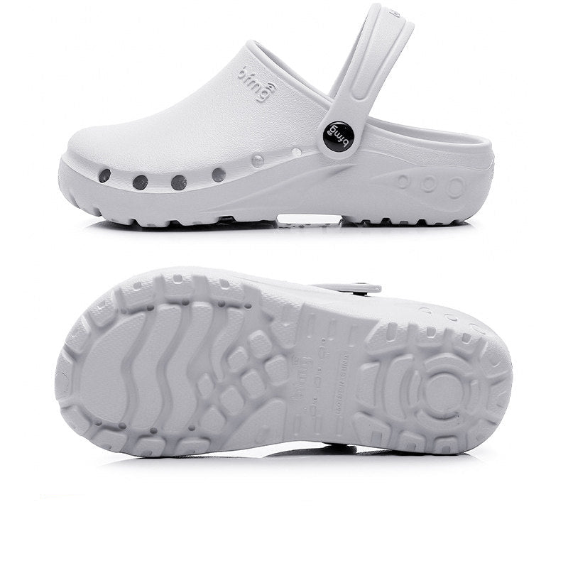 Non-slip operating room slippers, medical surgical shoes, care room doctor's hole shoes, medical men's and women's work shoes