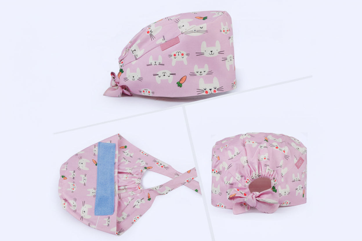 Premium Cotton Scrub Cap – Breathable, Ultra Soft & Adjustable Work Hat