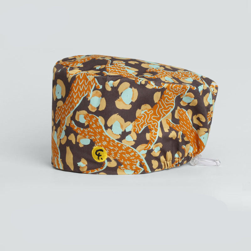 Wrap Turban Doctor Wrap Cap Nurse Work Cap Beanie Jungle Walk Men & Women Spring Summer