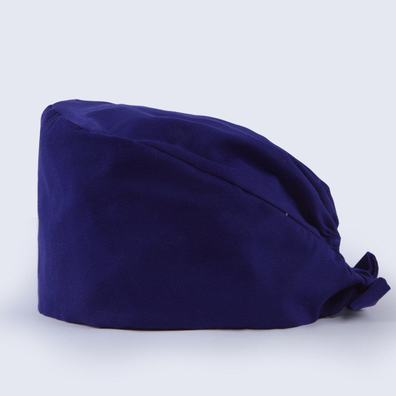 Cotton Gourd Hat Men and Women Work Hat Nurse Hat Pet Dental Clinic Head Cap Solid Color Hat Can Be Customized