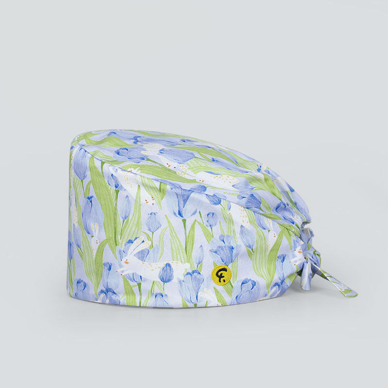 Fashion printed hat doctor nurse work hat cotton surgical cap sweat towel spring series