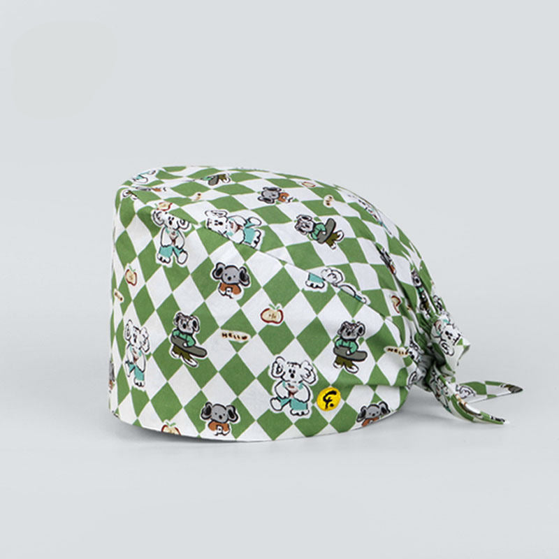 Cotton Surgical Scrub Cap – Breathable, Lightweight & Adjustable Work Hat