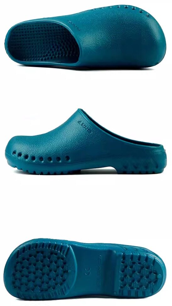 Antibacterial toe non-slip slippers laboratory clean room unisex EVA slippers hospital operating room work shoes