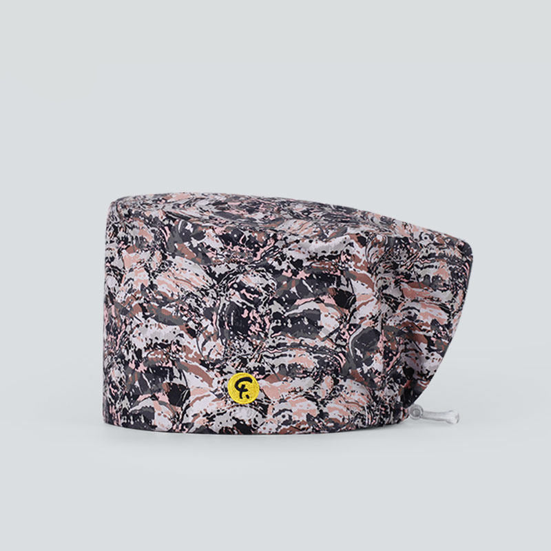 Surgical cap doctor nurse work hat bag headscarf dust hat beanie hat artistic conception texture summer