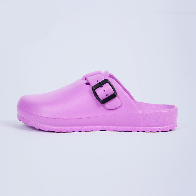 Lightweight EVA Work Slippers – Anti-Slip Medical & Lab Shoes