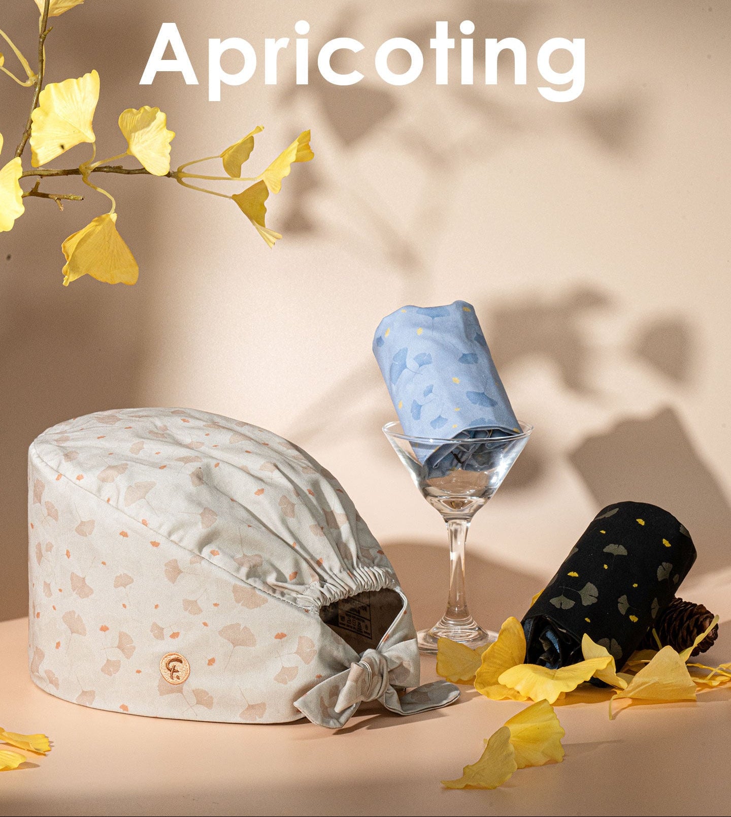 Original gourd hat nurse work hat laboratory dentist surgical cap cotton breathable beanie hat