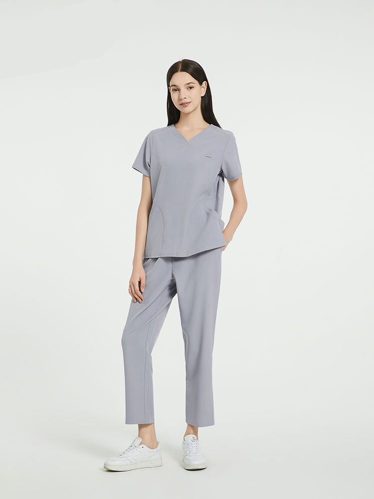 Fashion clothes set breathable doctor nurse oral pet doctor surgical dental overalls female summer