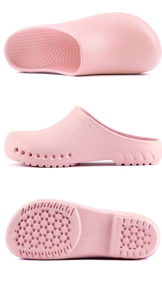 Antibacterial toe non-slip slippers laboratory clean room unisex EVA slippers hospital operating room work shoes