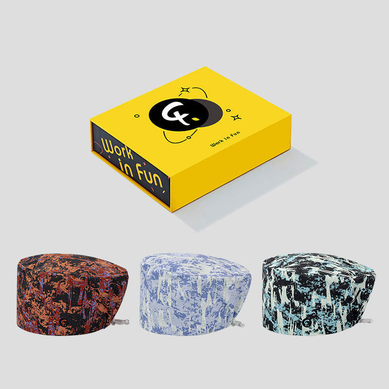 Faran Physician Nurse Hat Beanie Pet Stomatology Hospital Surgical Cap Work Cap Unisex Across Mountains and Seas