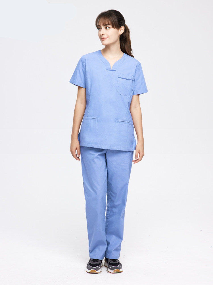 Surgical gown, hand gown, child care, dentist's uniform, nurse gown, short-sleeved operating room isolation gown