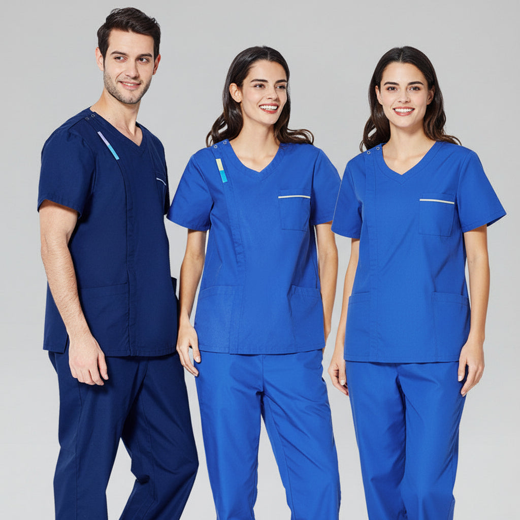 Solid color hand washing clothes, brush hand clothes, operating room isolation clothes, male and female nurse clothes, new comfortable surgical clothes