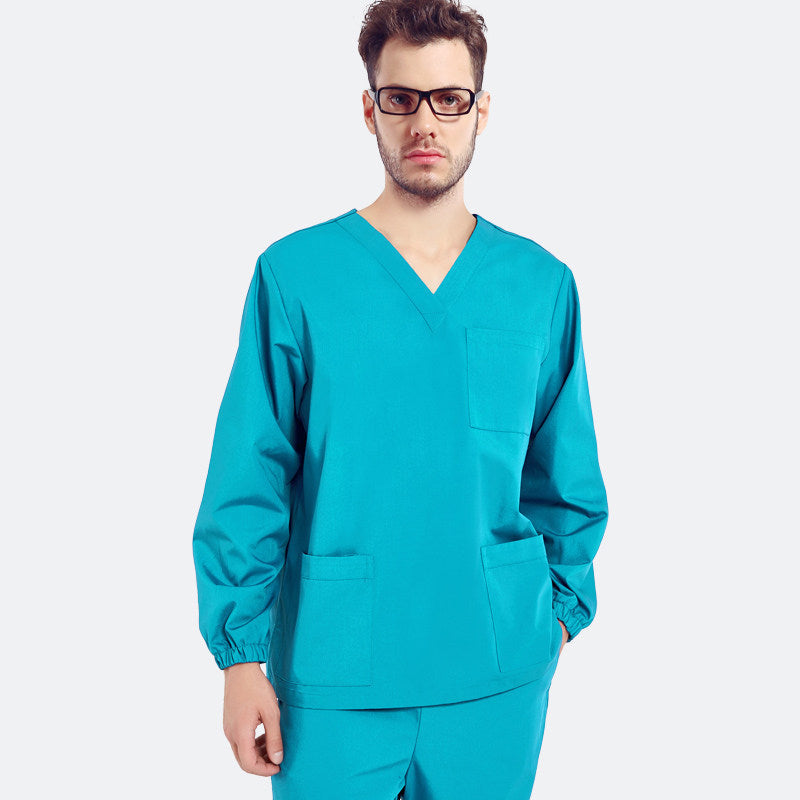 Unisex Medical Isolation Clothing Set – Summer Surgical & Dental Workwear for Doctors and Healthcare Professionals