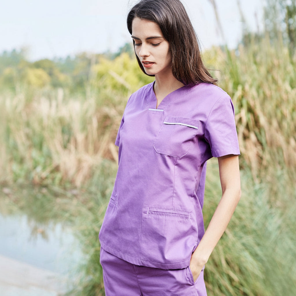 Surgical gown, hand gown, child care, dentist's uniform, nurse gown, short-sleeved operating room isolation gown
