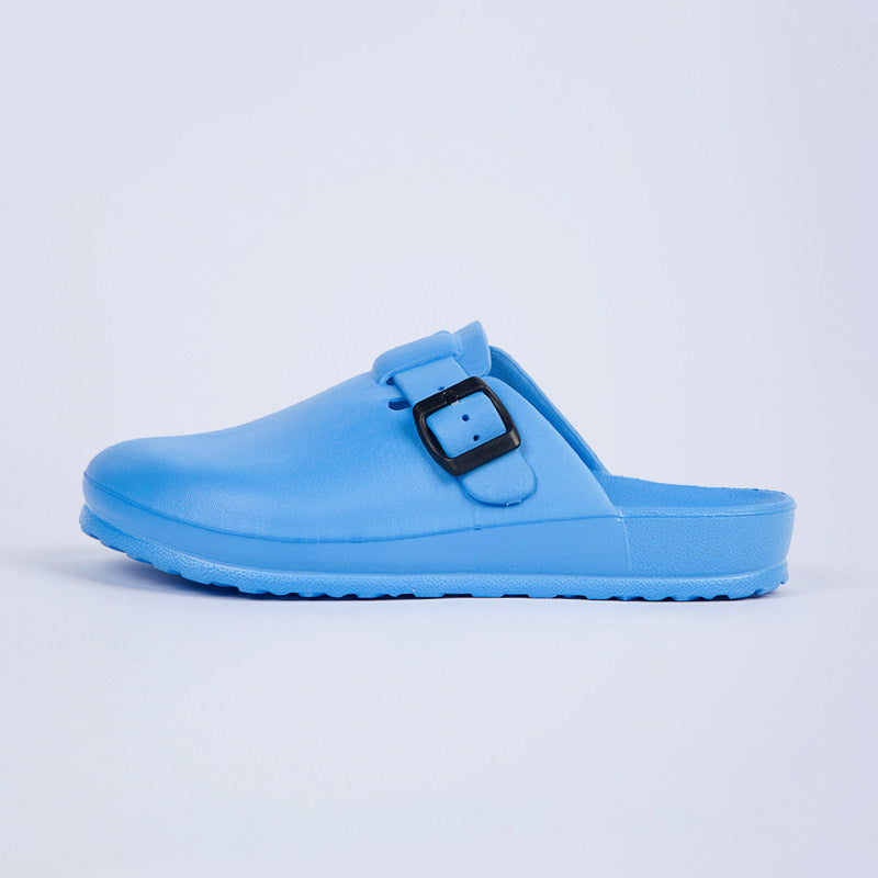 Lightweight EVA Work Slippers – Anti-Slip Medical & Lab Shoes