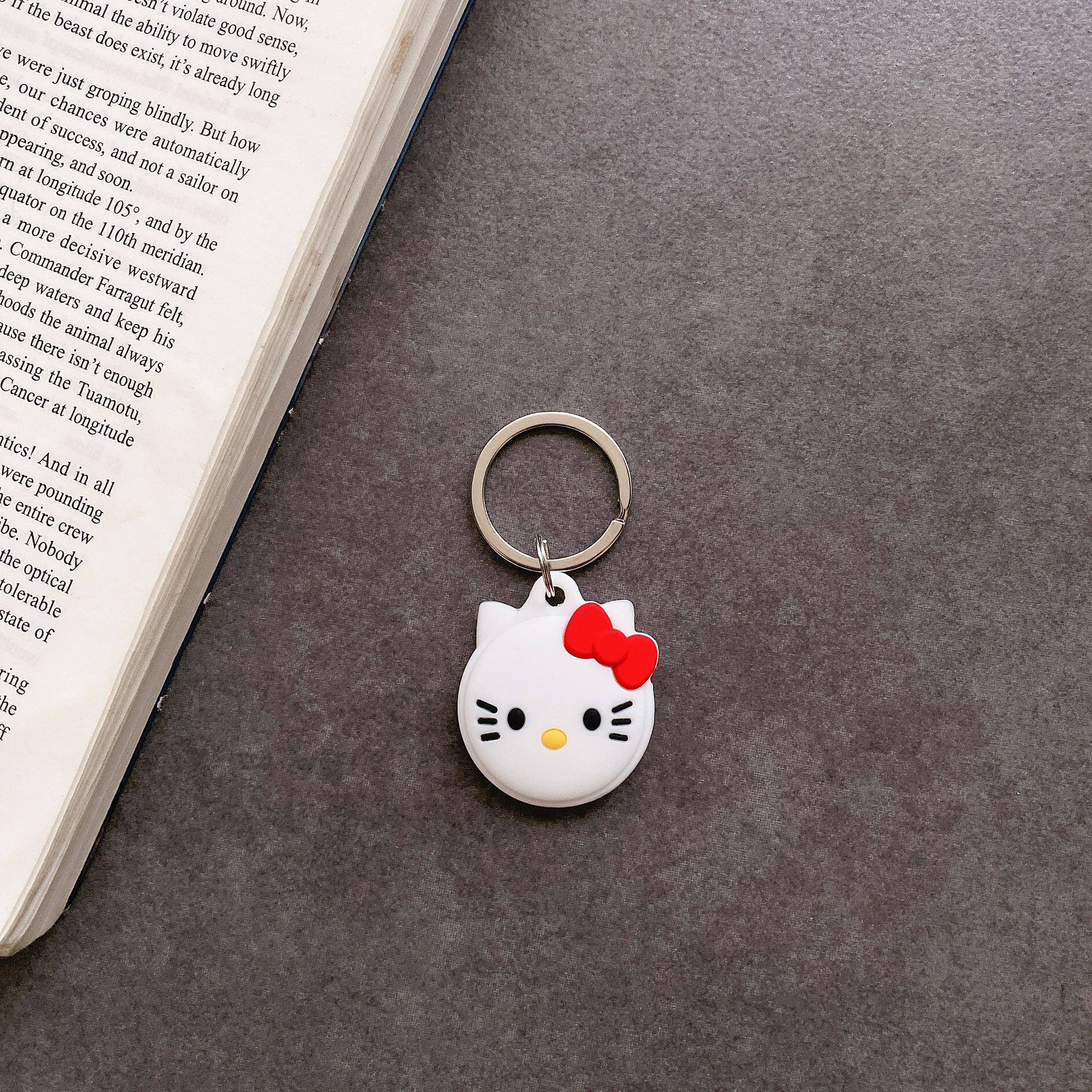 Suitable for AirTag case, Apple airtags case, keychain, anti-lost, hanging ring, cartoon case