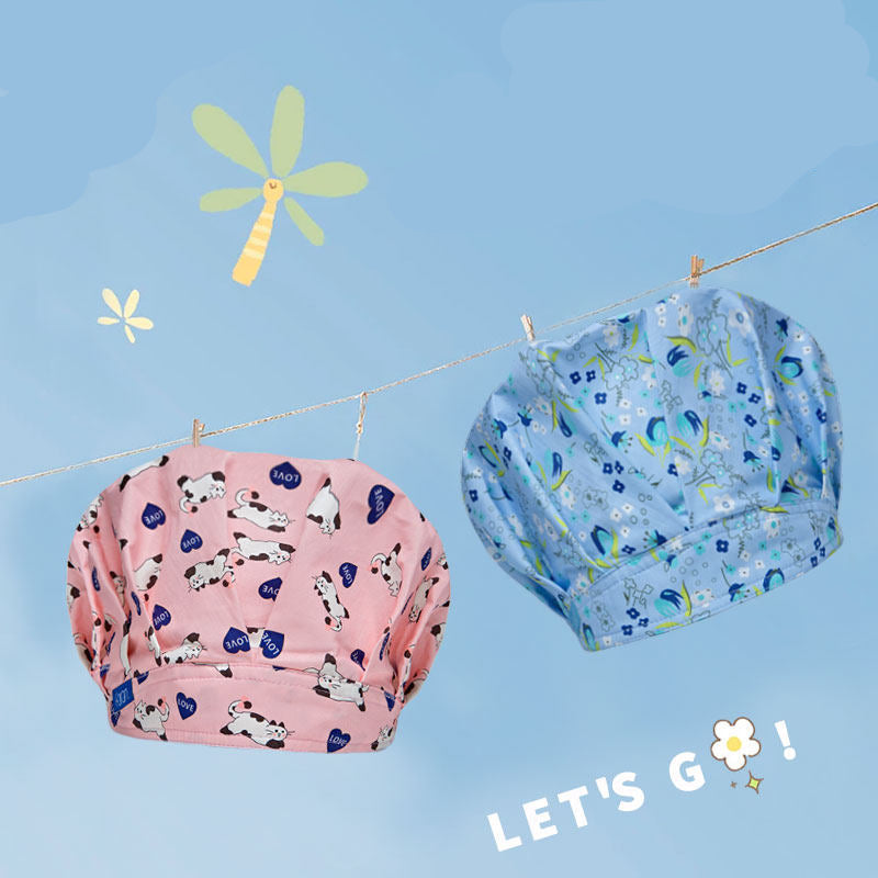 Cotton headband, pet pharmacy, surgical work cap, long hair cap, bandana, printed hat, puffy hat