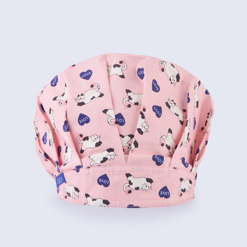 Cotton headband, pet pharmacy, surgical work cap, long hair cap, bandana, printed hat, puffy hat