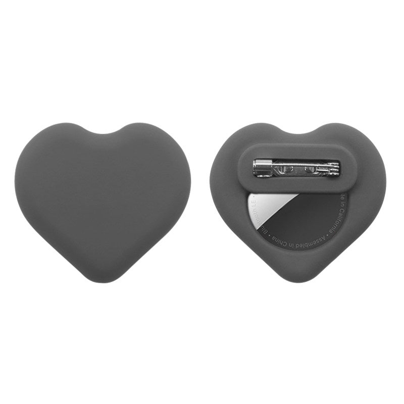 Heart Shaped AirTag Case for Apple AirTag & AirTag 2  Silicone Protective Cover with Keychain Clip  Cute Anti-Scratch Shockproof Tracker Holder