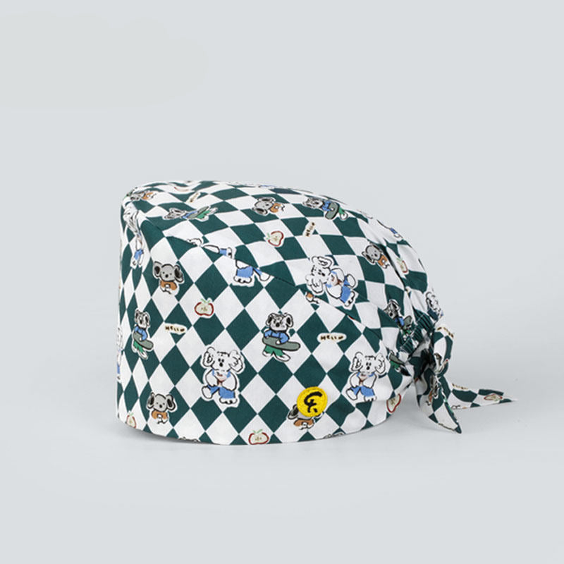 Cotton Surgical Scrub Cap – Breathable, Lightweight & Adjustable Work Hat