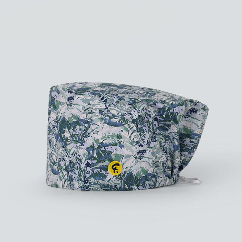 Surgical cap doctor nurse work hat bag headscarf dust hat beanie hat artistic conception texture summer