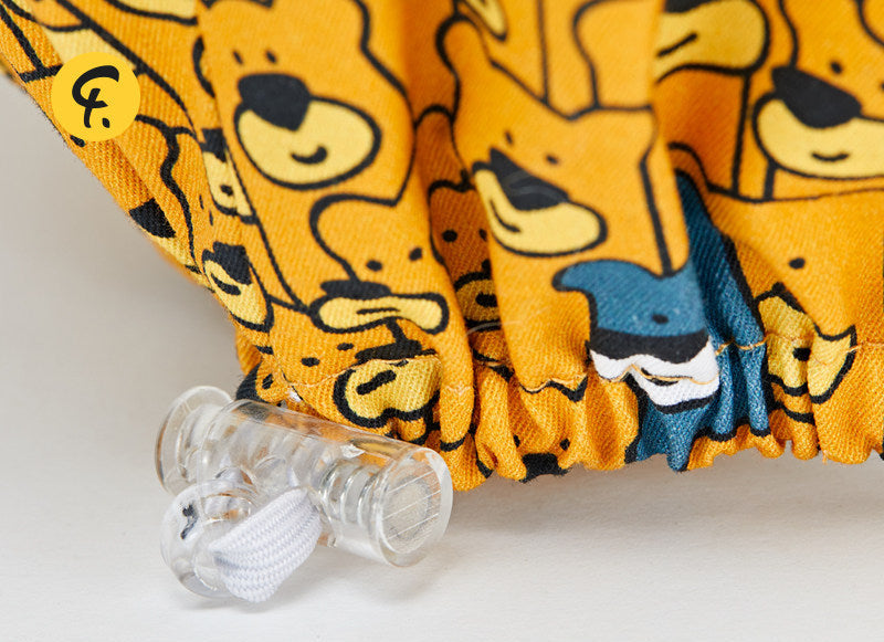 Doctor Nurse Cartoon Print Casual Beanie Surgical Cap Men & Women Summer Bear Haunt