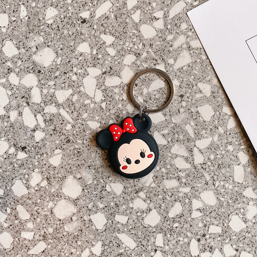 Suitable for AirTag case, Apple airtags case, keychain, anti-lost, hanging ring, cartoon case