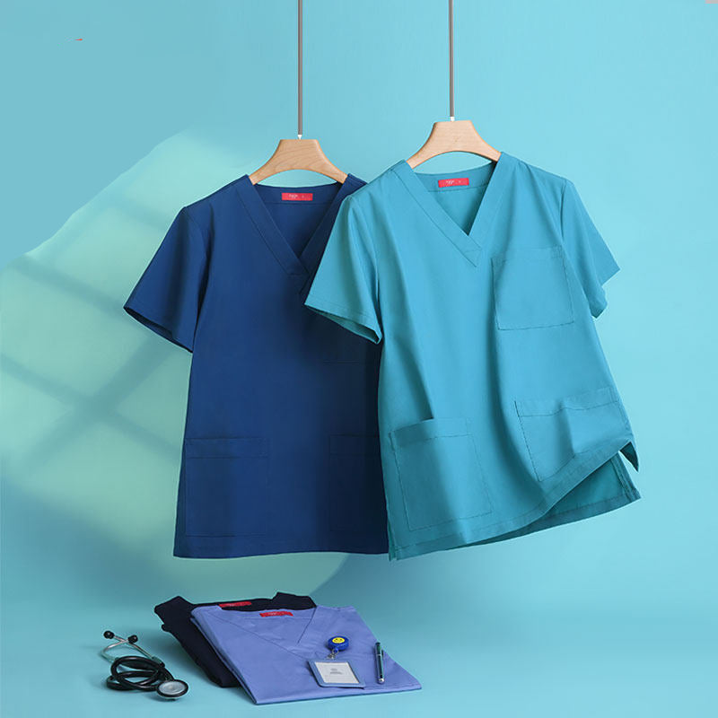 Unisex Medical Isolation Clothing Set – Summer Surgical & Dental Workwear for Doctors and Healthcare Professionals