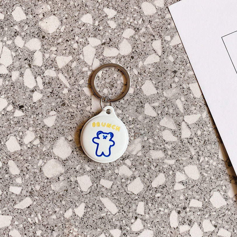 Suitable for AirTag case, Apple airtags case, keychain, anti-lost, hanging ring, cartoon case