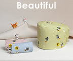Cartoon print hat doctor nurse wrap turban beanie beanie cotton cool meow garden spring summer