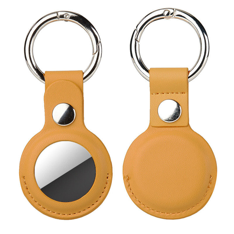 Suitable for AirTag case, Apple airtags chain, leather air protector, tag positioning case, key fob ring