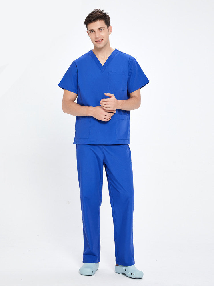 Surgical gowns, hand washing gowns, solid color overalls, doctor nurse uniforms, clean rooms, laboratories, long sleeve overalls