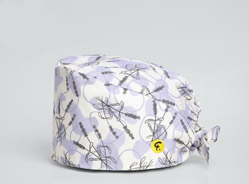 Nurse Work Hat Gourd Hat Wrap Hood Sweat Towel Romantic Garden Men and Women Spring & Summer