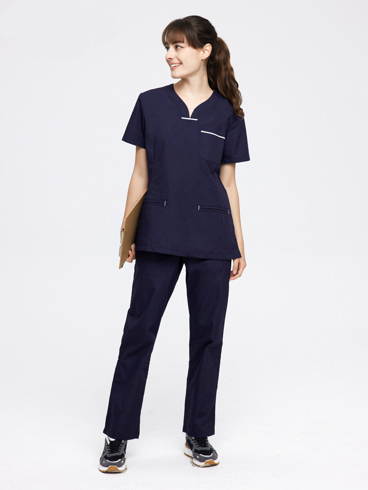 Surgical gown, hand gown, child care, dentist's uniform, nurse gown, short-sleeved operating room isolation gown