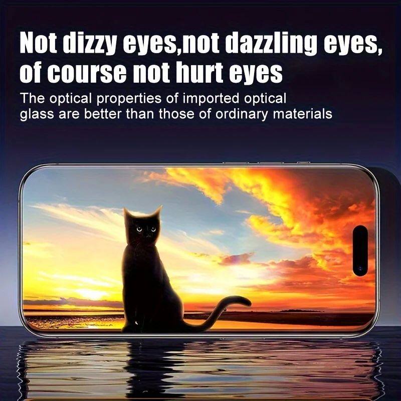 1-100 Pcs Full Cover Privacy Screen Protector For iPhone 17 16 ProMax Plus 8K Anti-spy Glass For iPhone